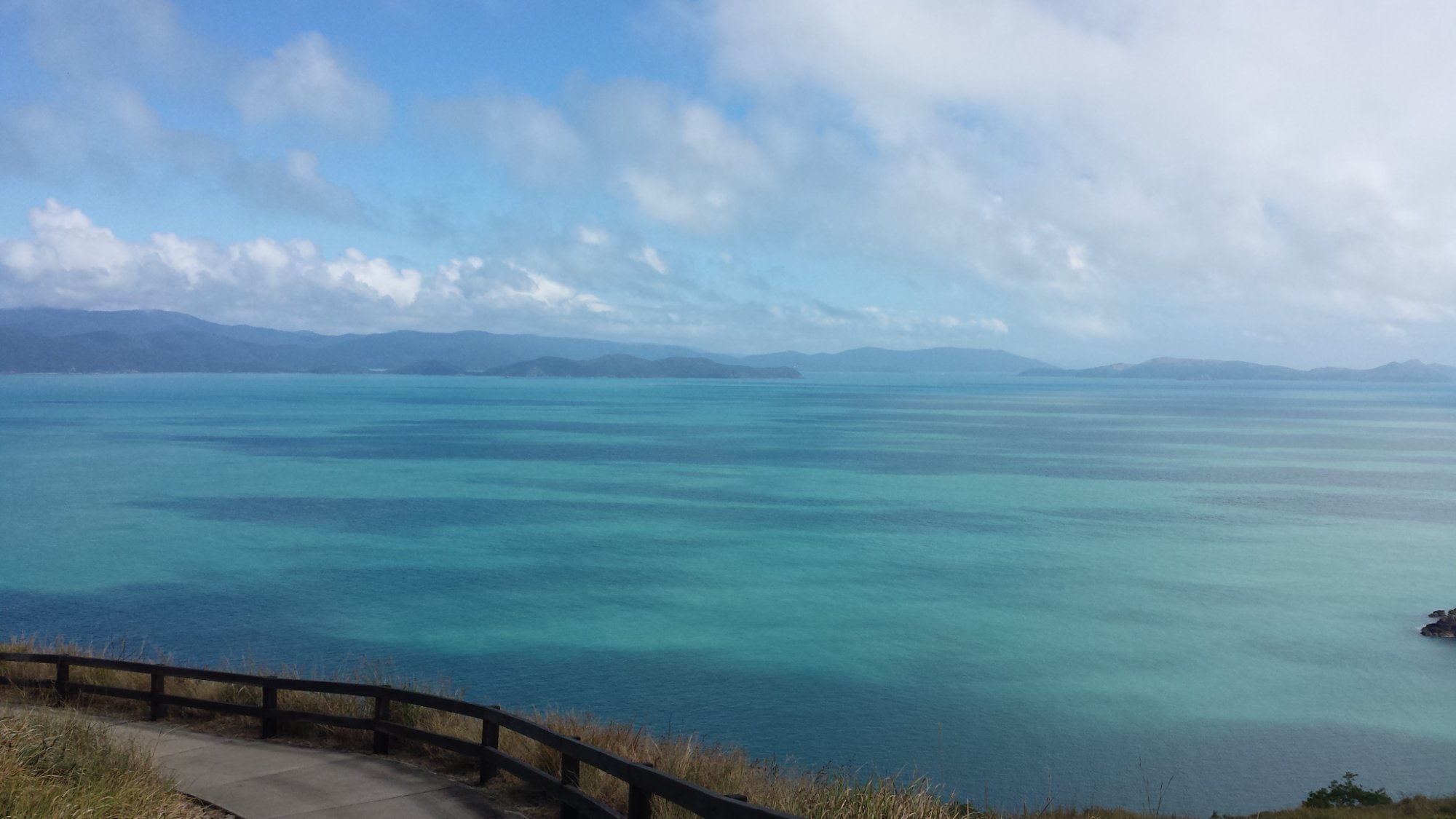 Turquoise waters and islands near Cairns, Queensland